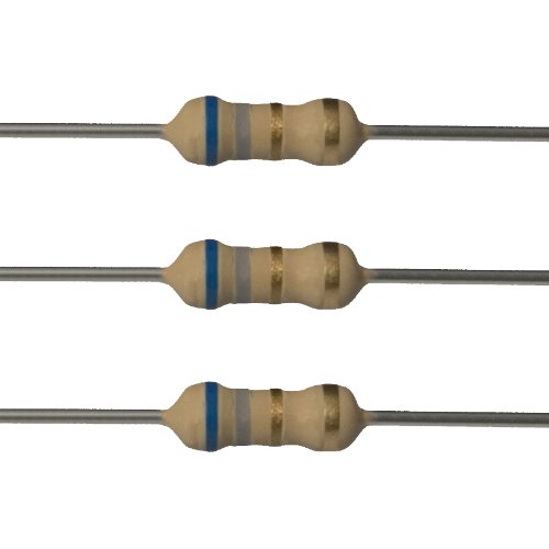 Resistor 6.8 Ohm 5% tolerance 0.25 watt (OEM)