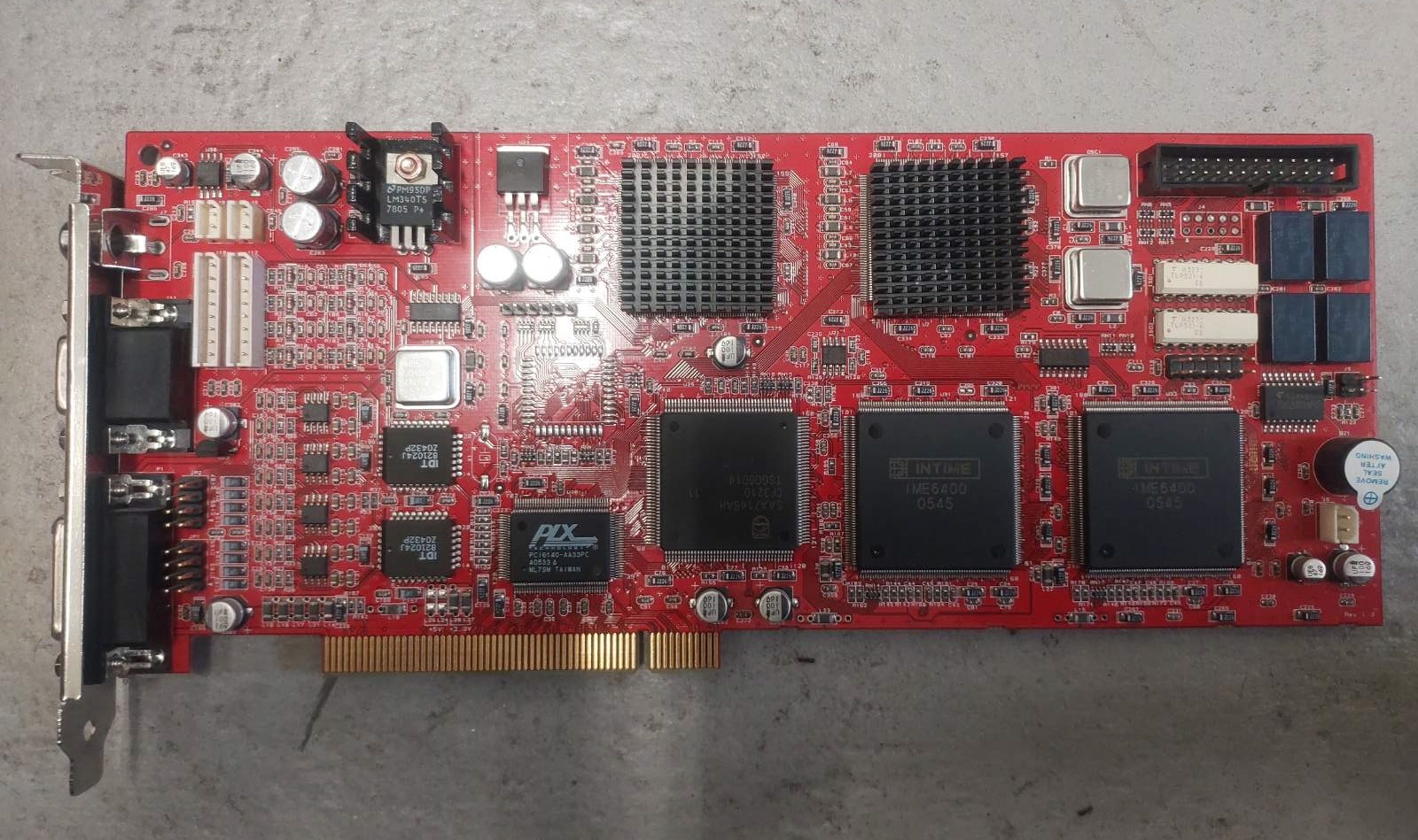 PCI DVR Card (8-CHANNELS) ( D-Type Board) (B300180) (MP4-08240)