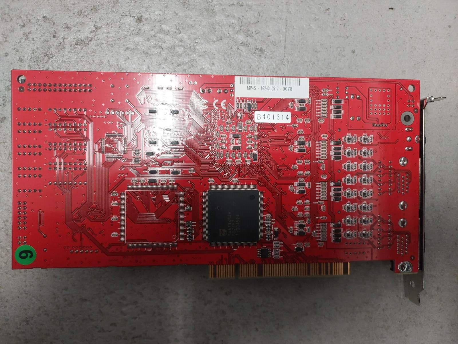 PCI DVR Card (D-Type, ) (16-CHANNELS) (Retail Package) (MP4-16240)