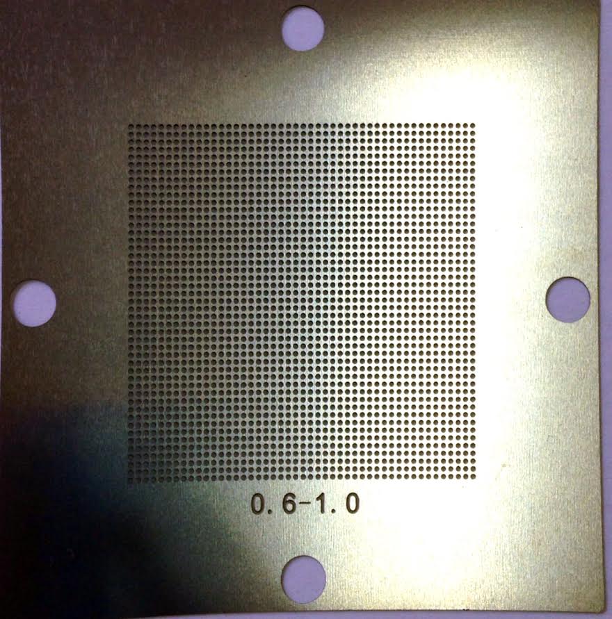 80 x 80mm BGA Universal Stencil Kit for Laptop Universal reballing stencil - 0.6mm Pitch 1mm (OEM)