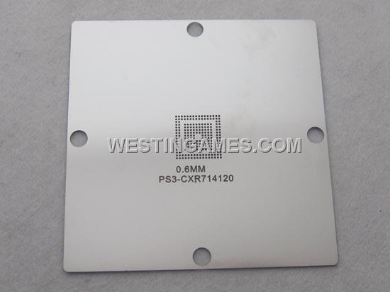 80 x 80mm BGA Universal Stencil Kit for PS3-CXR714120 reballing stencil - 0.60mm (OEM)