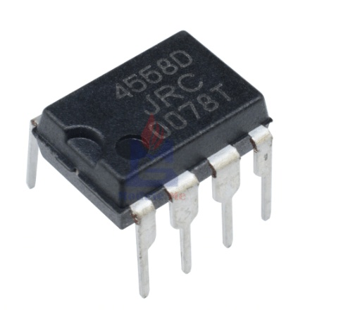 DIP-8 Operational Amplifier IC (JRC4558D) (Original) (Chips)