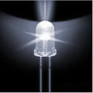 5mm Flickering LED Candle Effect Λευκό (Oem) (Bulk)
