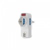 Αντάπτορας 2 Θέσεων 1500 W Και 2 Θύρες USB MWS1949