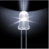 5mm Flickering LED Candle Effect Λευκό (Oem) (Bulk)