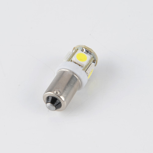 BA9S T4W H6W 1985 363 5050 SMD 5-LED White Car Side Light Bulb (OEM)