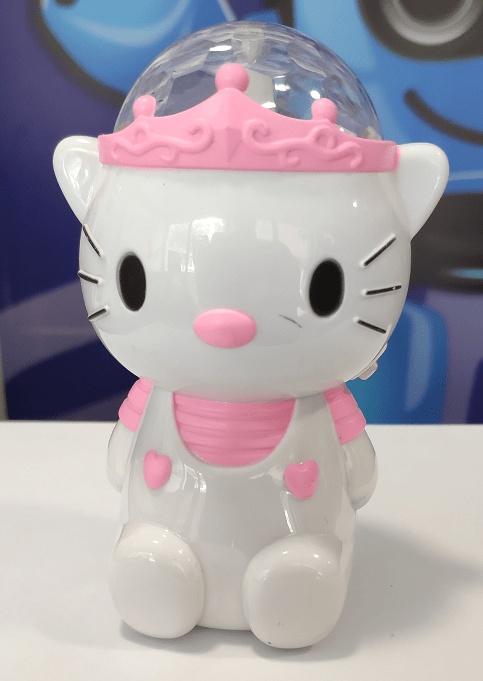Hello Kitty LED Disco Ball Night Light with Music for Bed/Desk (OEM)