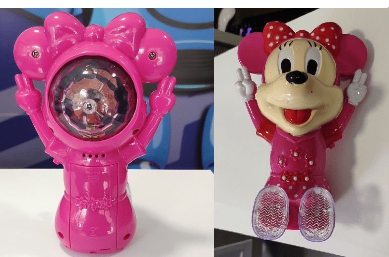 Minnie LED Disco Ball Night Light with Music for Bed/Desk (OEM)