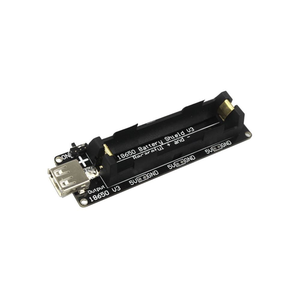 18650 Battery Holder with Protection Circuit Board (1-Channel)