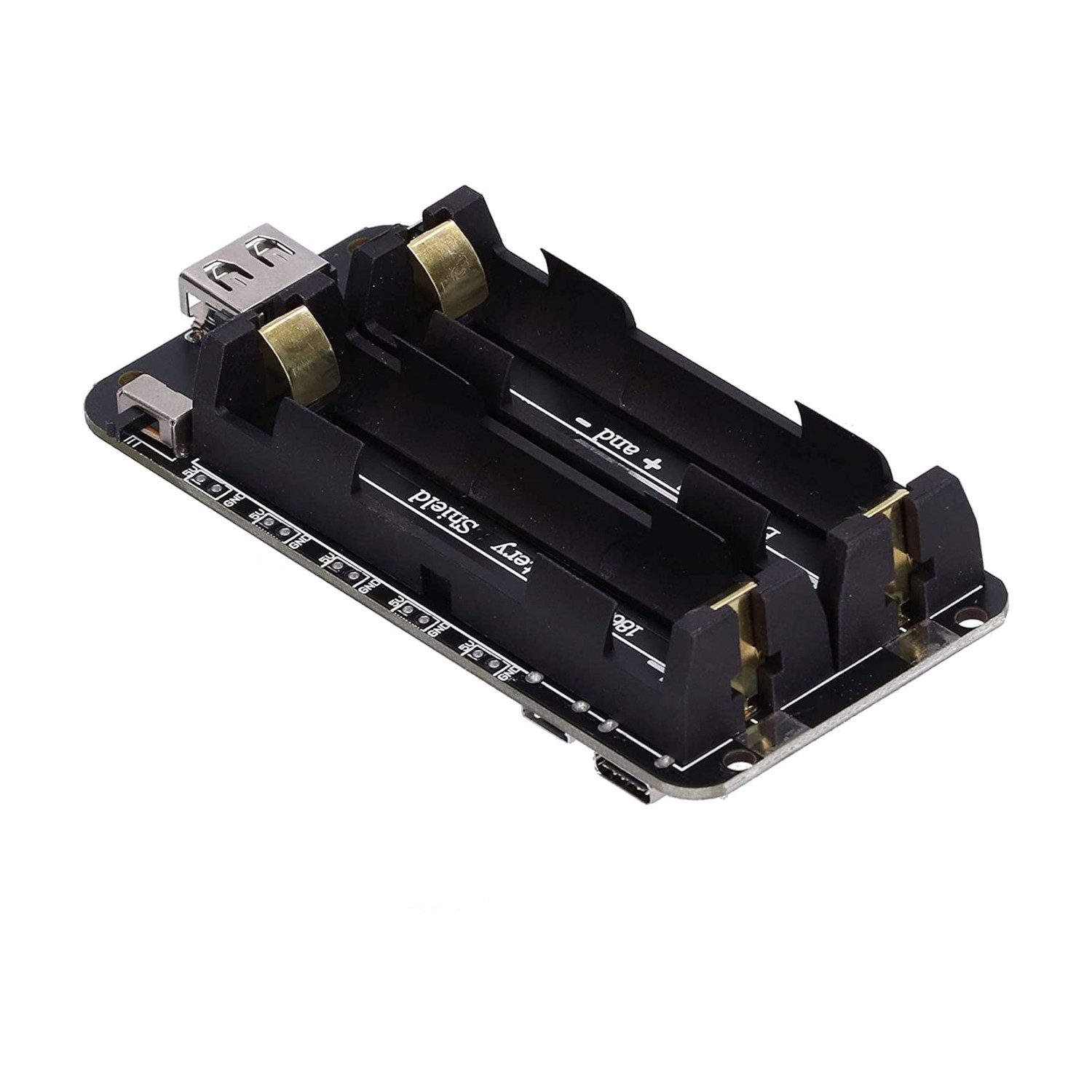 18650 Battery Holder with Protection Board (2-Channel)