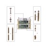 Cluster transparent Acrylic Enclosure Box 2 layers Cluster transparent Acrylic Enclosure Box 2 layers