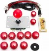 DIY Arcade Game Controller USB Joystick Kit-Red DIY Arcade Game Controller USB Joystick Kit-Red