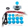 DIY USB Arcade Game Controller Joystick Kit (Blue)