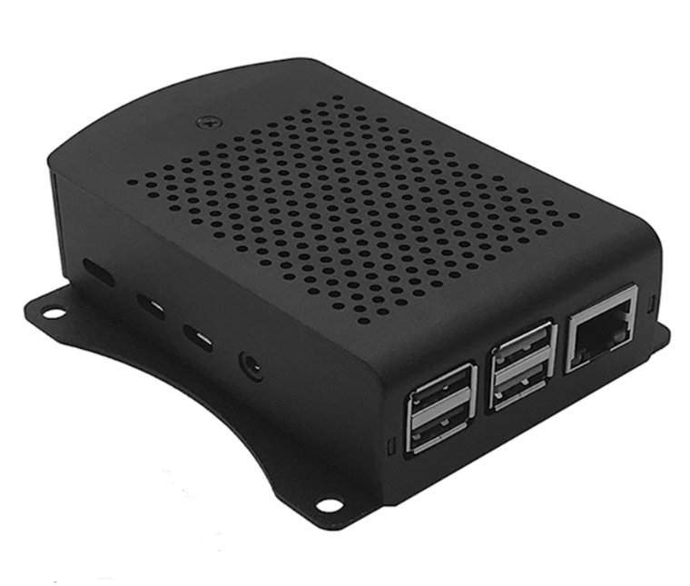 Aluminum Metal Case for Raspberry Pi 4 (with Mounting)