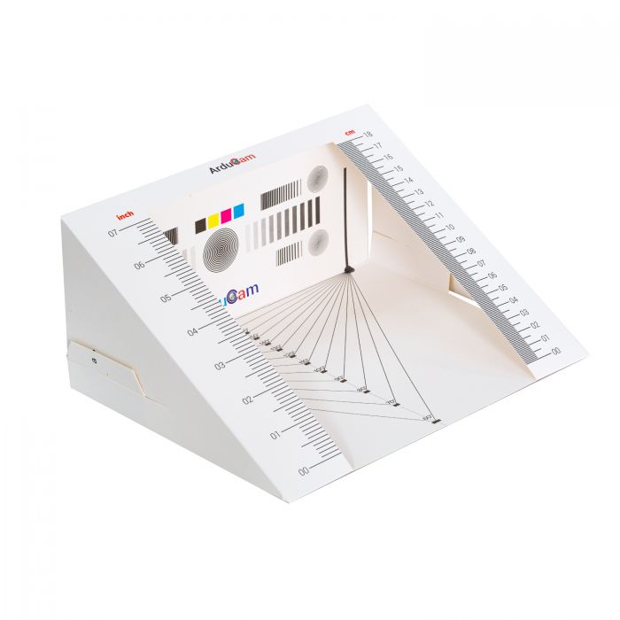 Arducam Lens Calibration Tool & Field of View (FoV) Test Chart Folding Card (2-Pack)