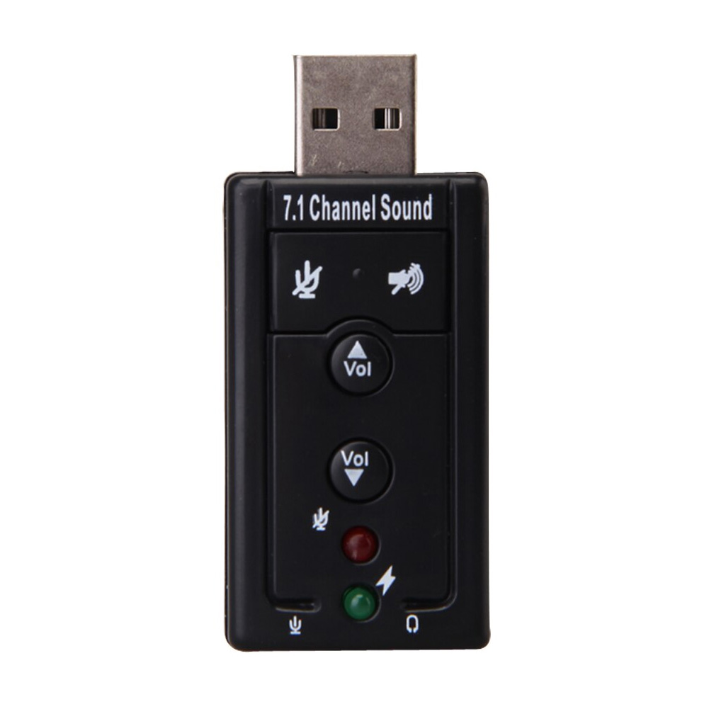 Mini USB 2 3D Virtual 12Mbps Audio Sound Card Adapter