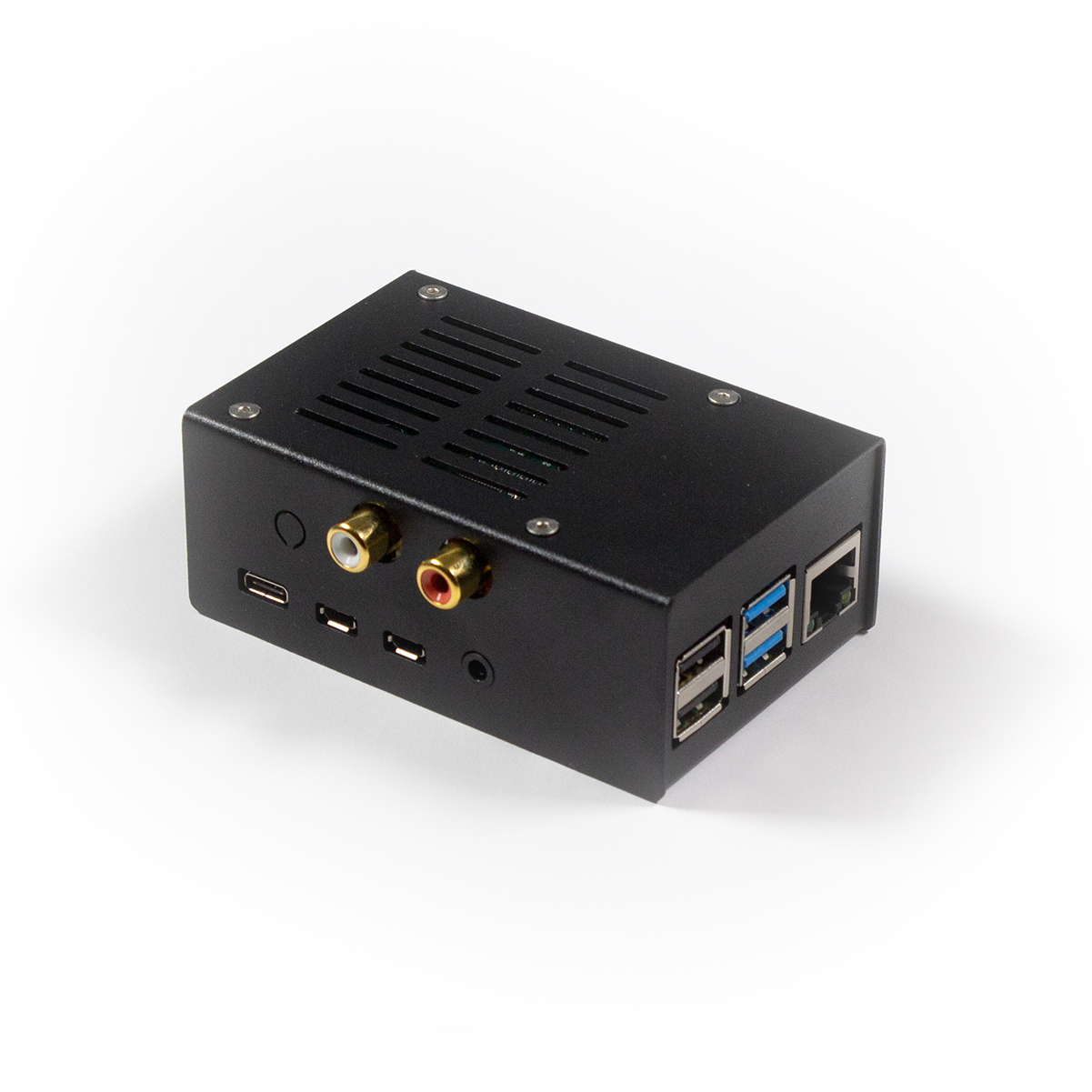 HiFiBerry DAC+/ADC Steel Case for Raspberry Pi 4 Model B (V2)