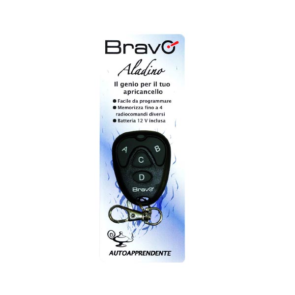 Door remote control Autolearning Bravo ALADINO 433Mhz