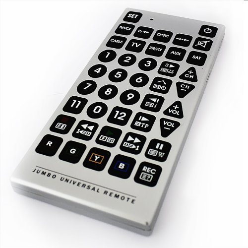 Jumbo Universal Remote Control (SILVER & BLACK) (OEM)