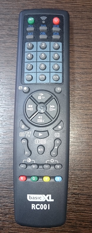 Universal Τηλεχειριστήριο 10 σε 1 basicXL RC001 (Μεταχειρισμένο)