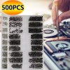 500Pcs 18 Types Mini Screw Nuts DIY Kit Laptop Computer Assemble Repair Screws Fastener Set For Repairing Sunglass Phone 500Pcs 18 Types Mini Screw Nuts DIY Kit Laptop Computer Assemble Repair Screws Fastener Set For Repairing Sunglass Phone