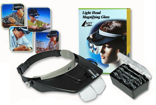 Μεγεθυντικός Φακός με Υψηλή Μεγέθυνση MP244L Single Lamp Headband Light Head Magnifying Glass 3D Scope (OEM)
