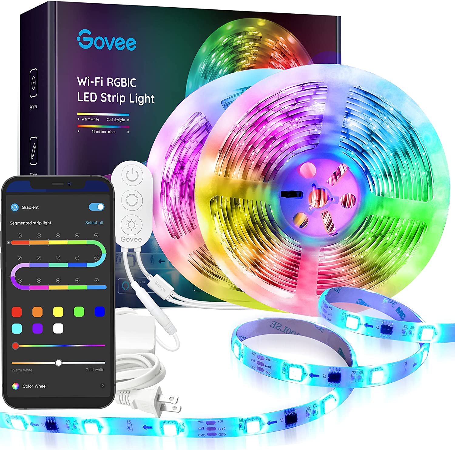 Govee RGBIC LED Strip Lights with Music Mode