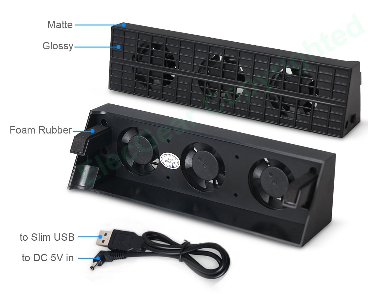 Dobe Super Cooling Fan System with 3 fans for PS4 Slim in category ...