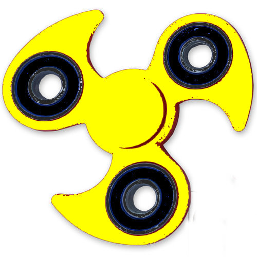 BLCR Tri-Spinner Fidget Toy EDC Plastic 3 minute  Hand Spinner 