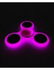 BLCR Tri-Spinner Fidget Toy EDC Plastic 3 minute  Hand Spinner for Autism and ADHD Phosphorus Purple
