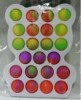 Pop It Anti-Stress Bubble Toy - Rainbow Colored Bear Frame (oem) (bulk)