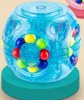 Transparent Fidget Puzzle Cube - Finger Bead Fidget Toy (ROTATING)