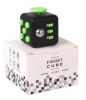 Anti Stress Fidget Cube Αγχολυτικός Κύβος Πράσινο-Μαύρο (OEM)