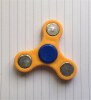 BLCR Tri-Spinner Fidget Toy EDC Plastic 1 minute "Small" Hand Spinner "Ninja Claw" for Autism and ADHD Yellow