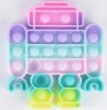 Pop It Anti-Stress Rainbow Bubble Sensory Toy (Pastel Colors) (oem) (bulk)