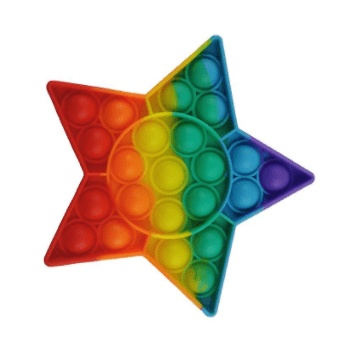 Pop It Anti-Stress Rainbow Bubble Sensory Toy (oem) (bulk)