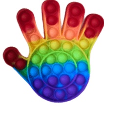 Pop It Rainbow Bubble Sensory Stress Toy (OEM, Bulk) (oem) (bulk)