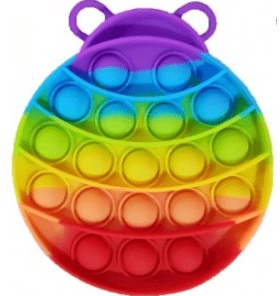 Pop It Bubble Anti-Stress Sensory Toy (Rainbow, Insect) (oem) (bulk)