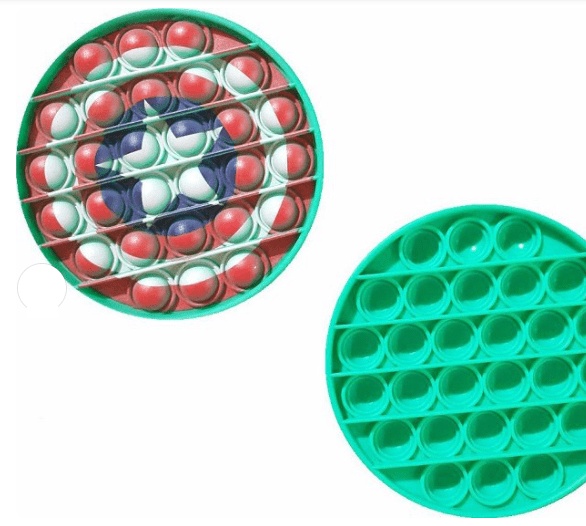 Pop It Bubble Sensory Toy - Captain America Shield Design (oem) (bulk)