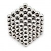 Μαγνήτες 5mm 125PCS Magnetic Balls DIY Puzzle Toy - Ασημί (OEM)