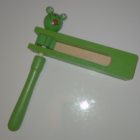 Wooden Rocking Green Rocking Horse (OEM)