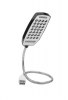 5V Flexible Gooseneck Mini USB 28 LED Portable Reading Light Computer Lamp With Switch Black