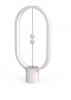 Allocacoc Heng Balance Type-C | Plastic Lamp Ellipse | Decorative Lamp with Magnetic Switch (White) (DH0040/HBLEUV)