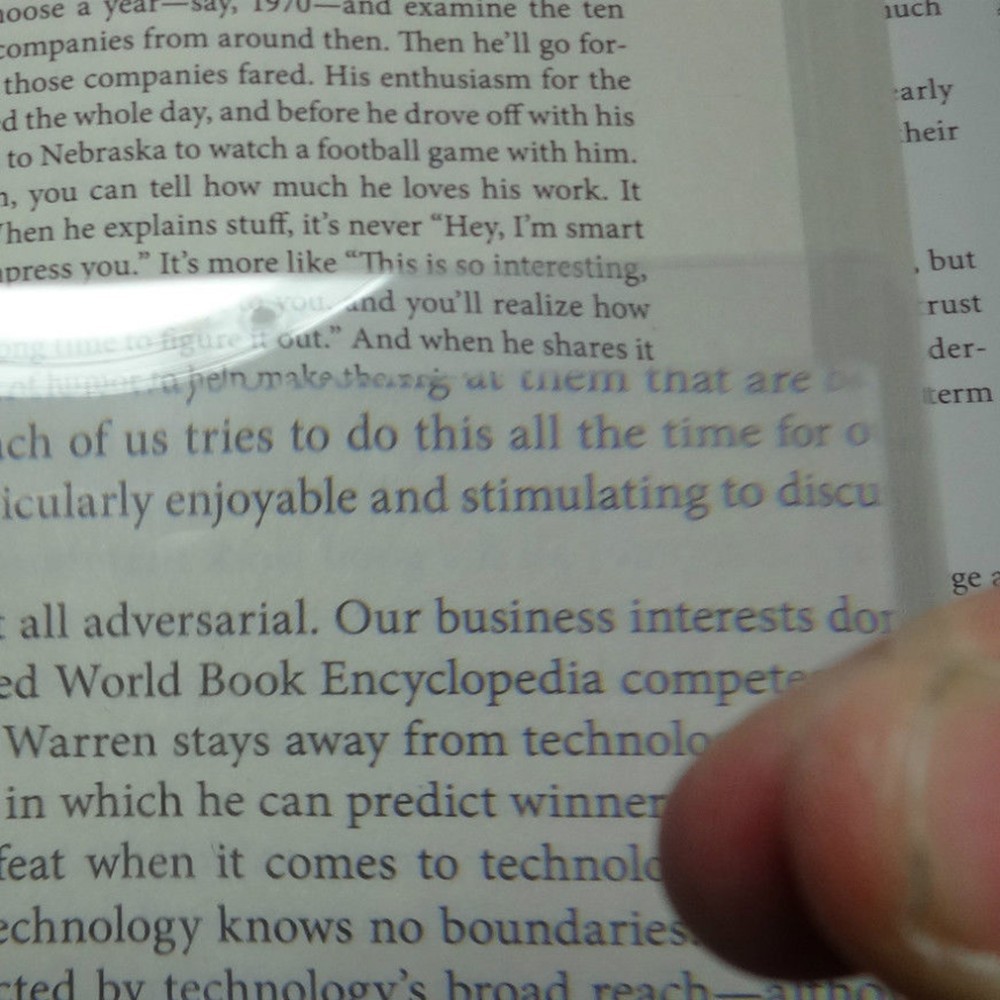 Magnifying pocket card (OEM)