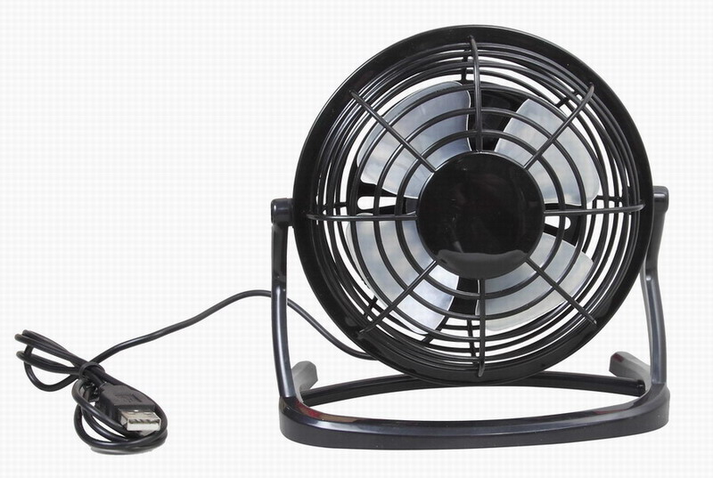 Retro Silent USB Mini Fan Lileng-816 for PC Black (OEM)