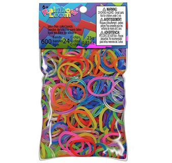 Πολύχρωμα λαστιχάκια Rainbow Loom Bands για βραχιόλια