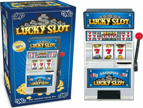 Plastic Slot Machine Money Box