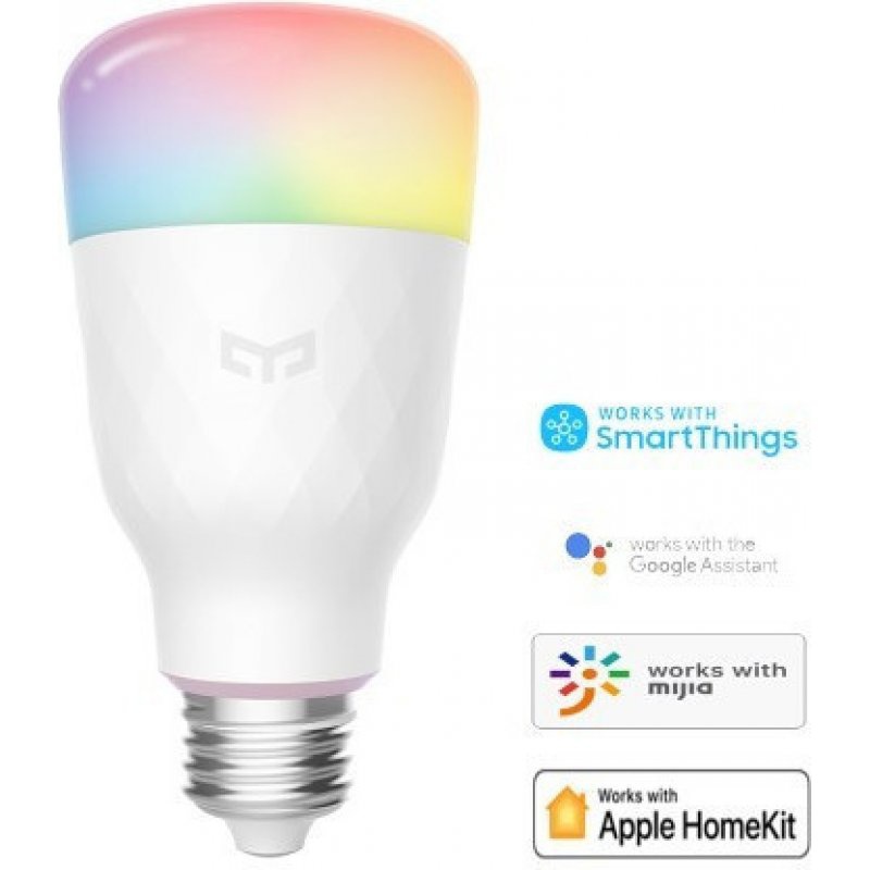 Yeelight 1S Smart LED Bulb for E27 Socket RGBW 800lm Dimmable YLDP13YL