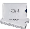 Αντικλεπτική Θήκη Προστασίας RFID για Πιστωτικές Κάρτες - 9 x 6.2 cm - 1 Τεμάχιο - Silver