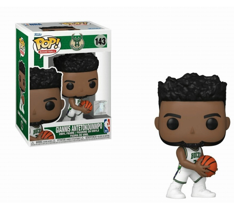 Funko Pop! Basketball: NBA Bucks - Giannis Antetokounmpo #143 Vinyl Figure